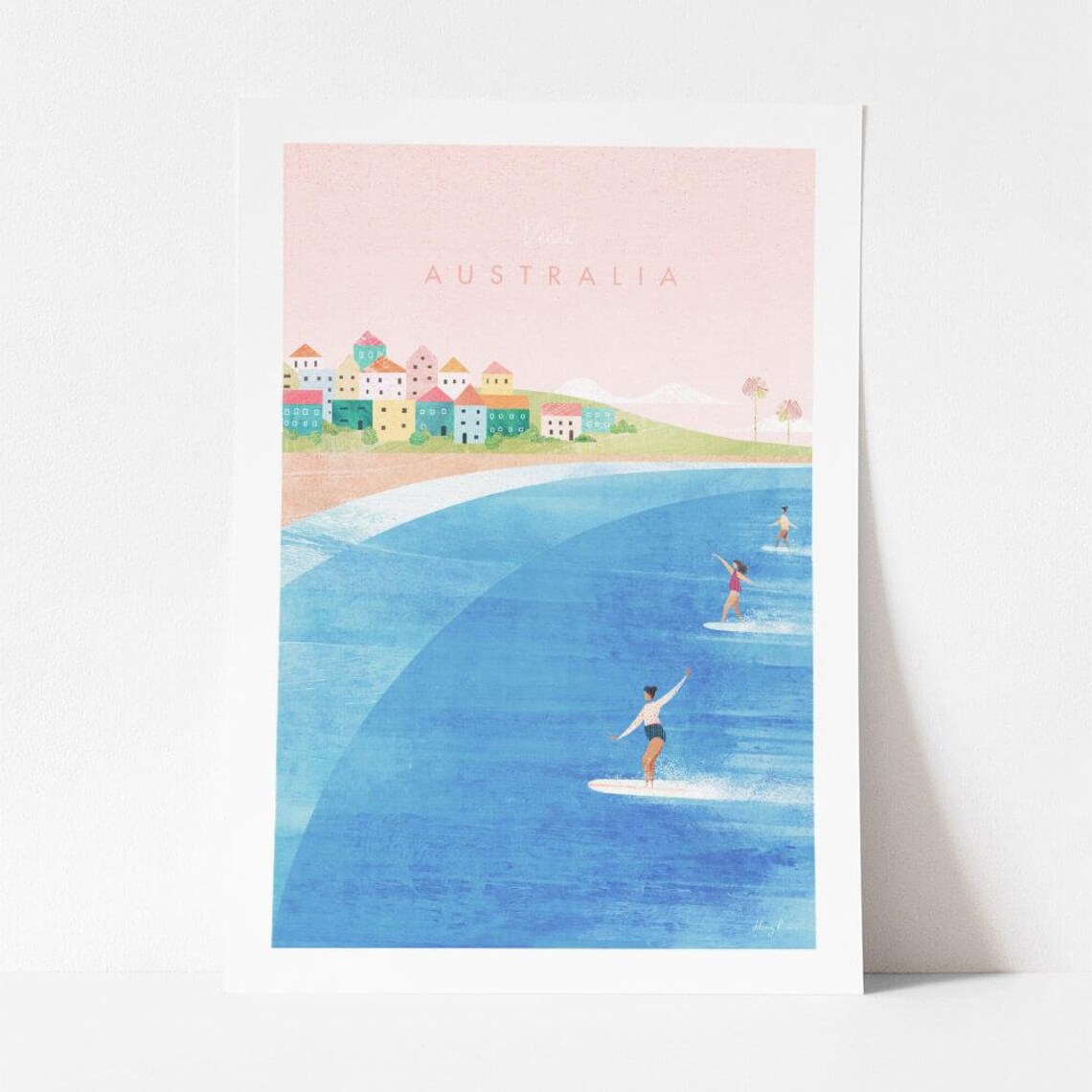 Australia Vintage Travel Poster Art Print - Image 4