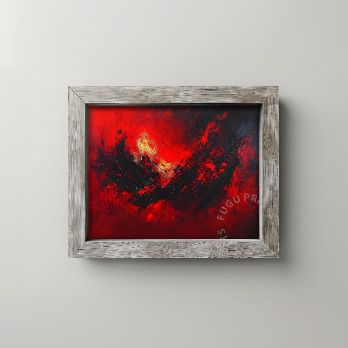 Abstract Expressionist Wall Art, Bold Home Decor - Image 2