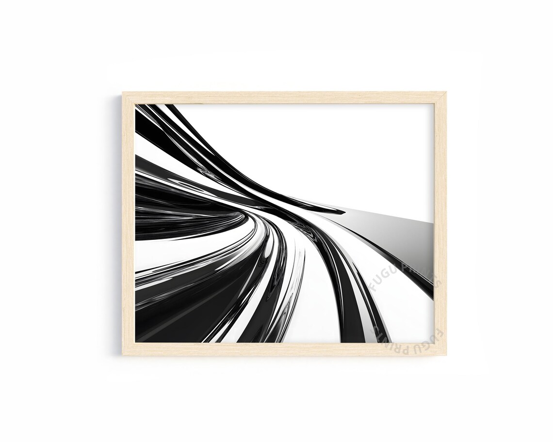 Abstract Lines Minimalist Wall Art Print