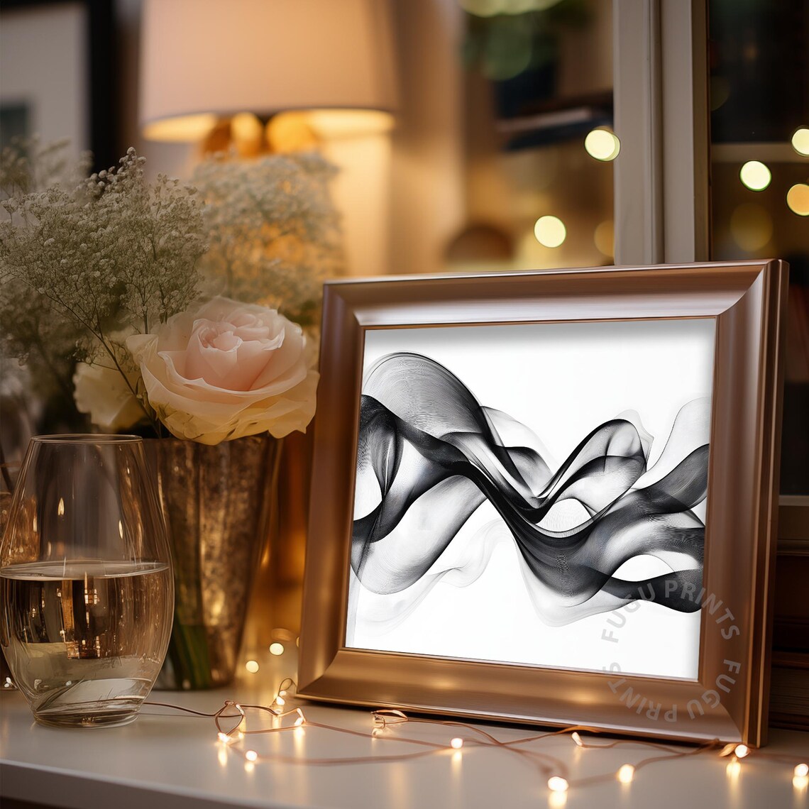Abstract Line Art, Modern Minimalist Wall Art - Image 3