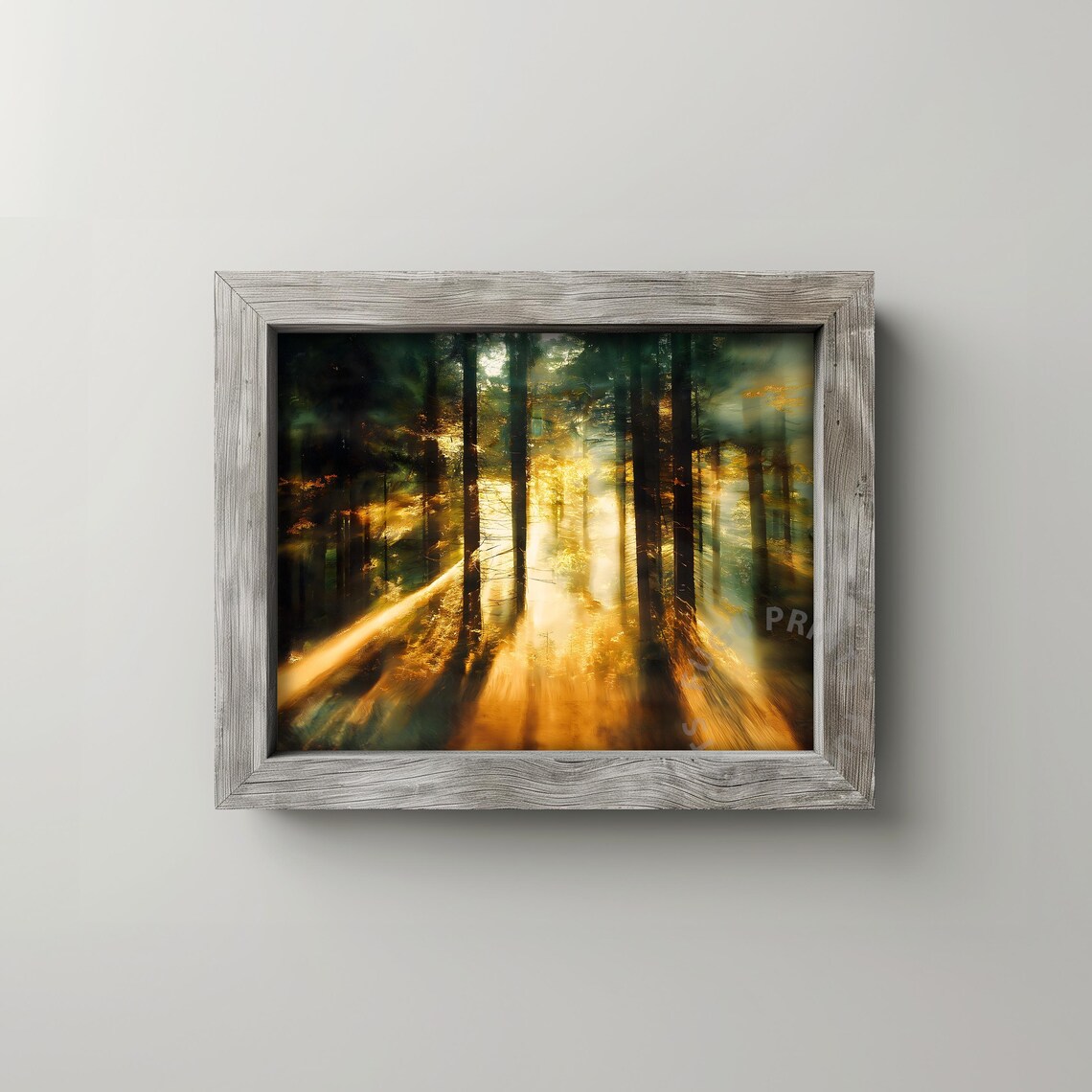 Golden Forest, Impressionistic Landscape Art Print - Image 2