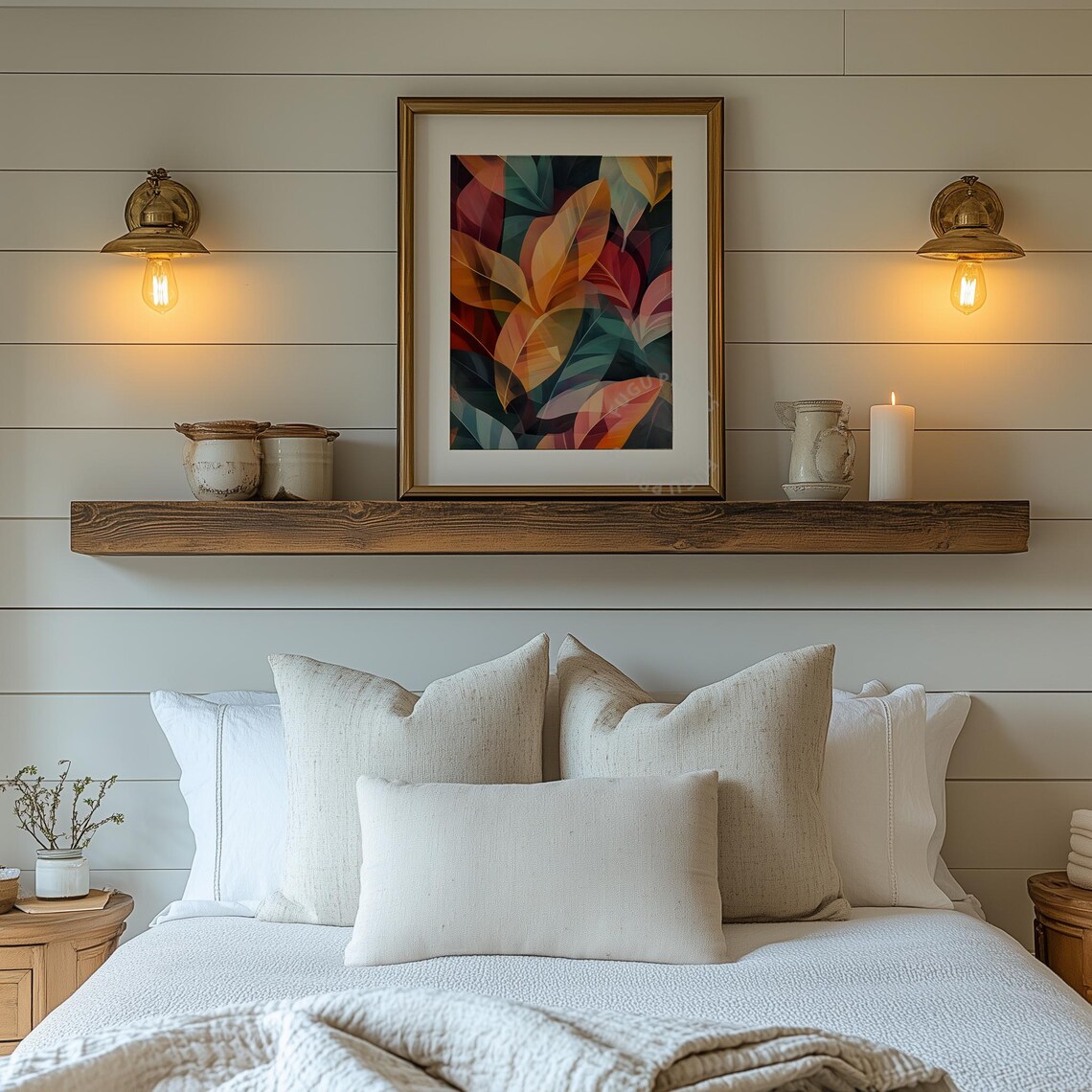Abstract Feather Art, Modern Decor - Image 2