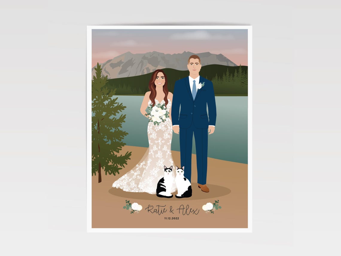 Custom Family Portrait Size Upgrade