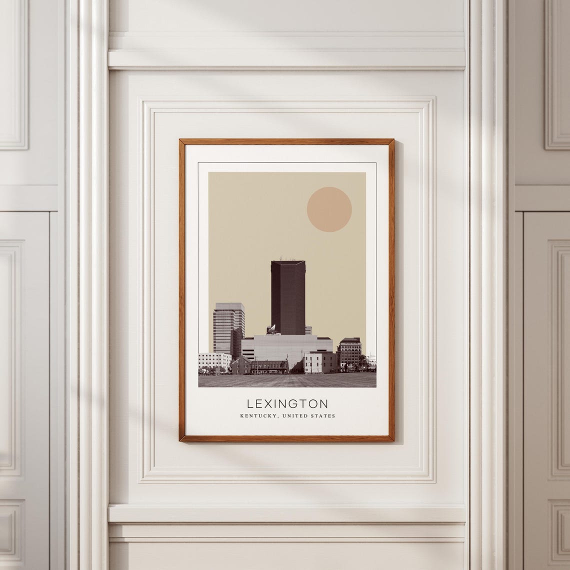 Lexington Downtown Office Skyline Minimalist Kentucky Travel Poster - Image 2