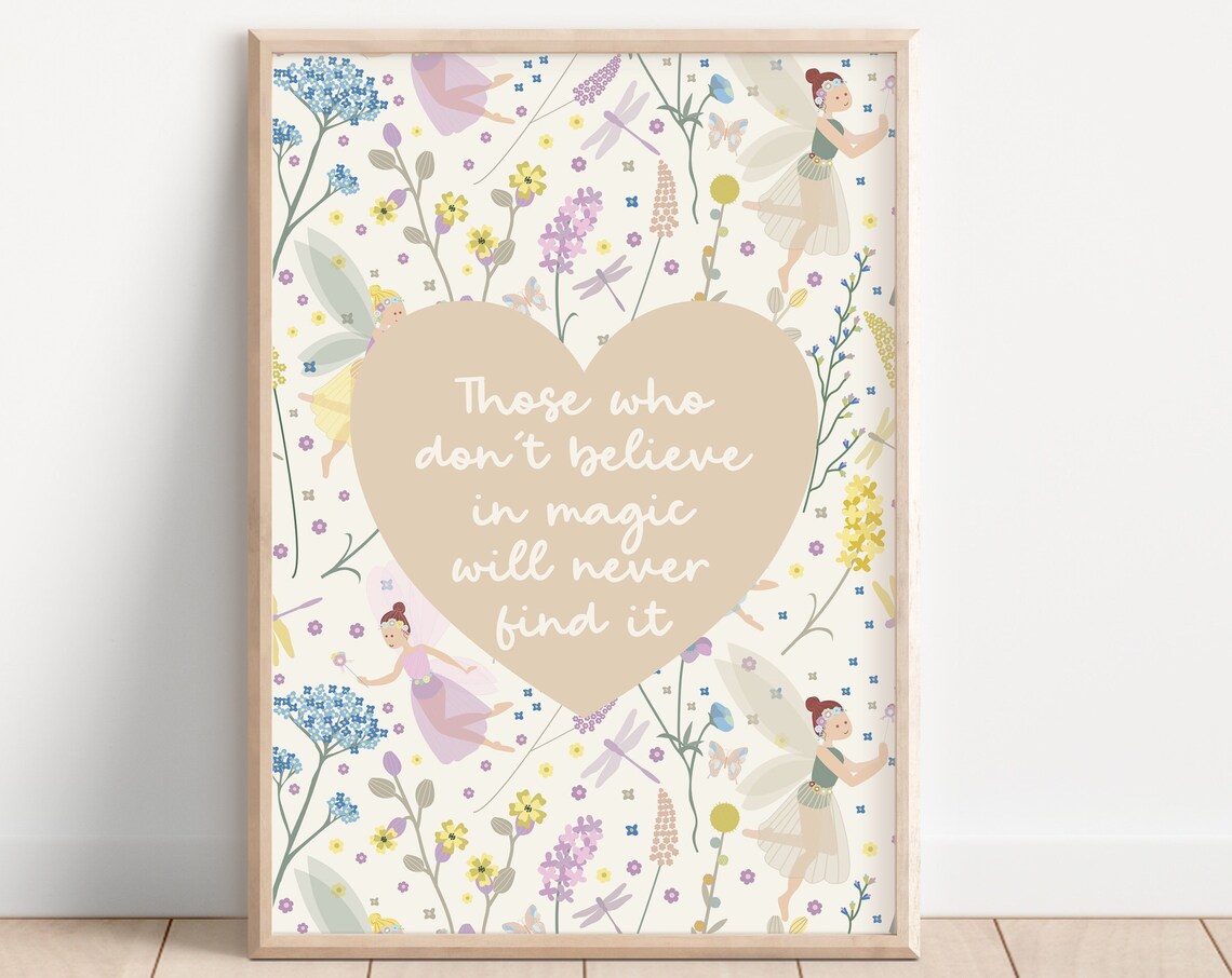Those Who Dont Believe In Magic, Scandi Folk Print