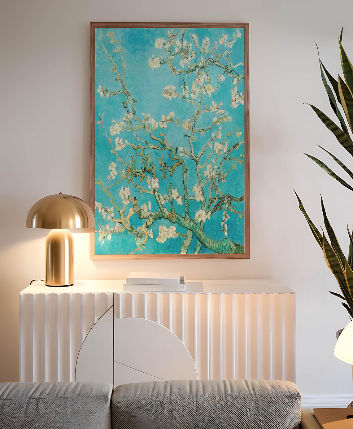 Van Gogh Blossoming Almond Tree, Floral Art Print - Image 2