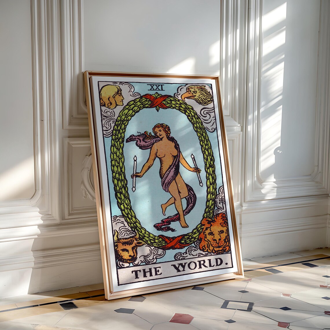 Tarot Cards Rider Waite, The World Mystical Poster - Image 5