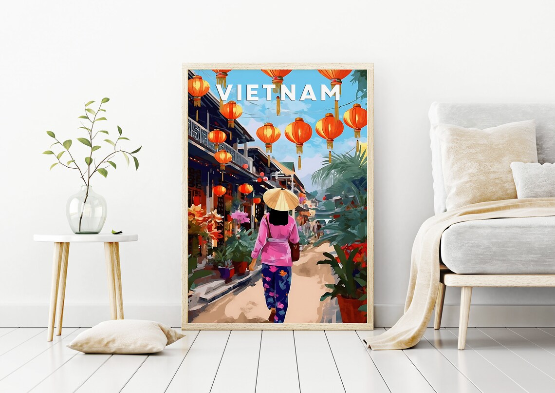 Hoi An Vietnam Travel Poster, Southeast Asia - Image 2