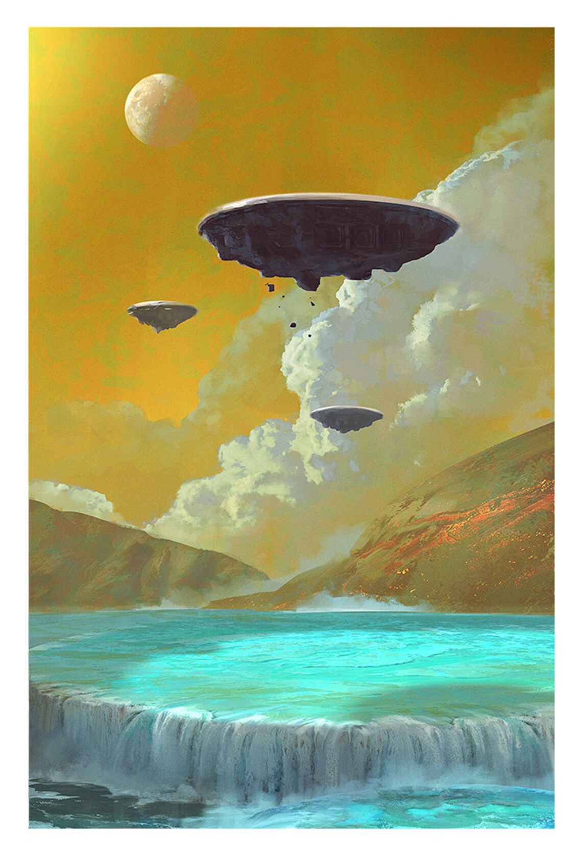 Retro Sci-Fi Poster, Vintage Space Age Art Print - Image 3