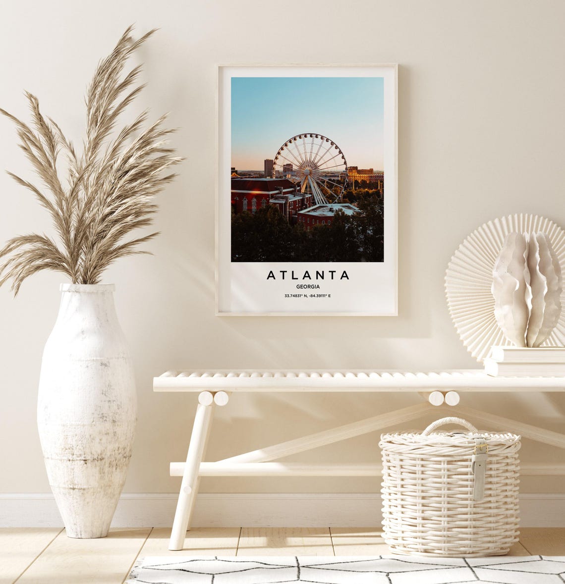Atlanta Art Atlanta Print Atlanta Poster Atlanta Art Atlanta Photo Atlanta Map Atlanta Painting Atlanta Travel - Image 3