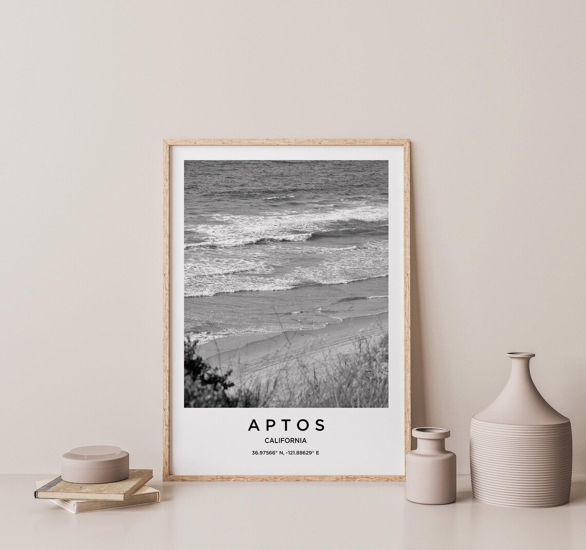 Aptos Travel Poster, Aptos Map Art Print - Image 2