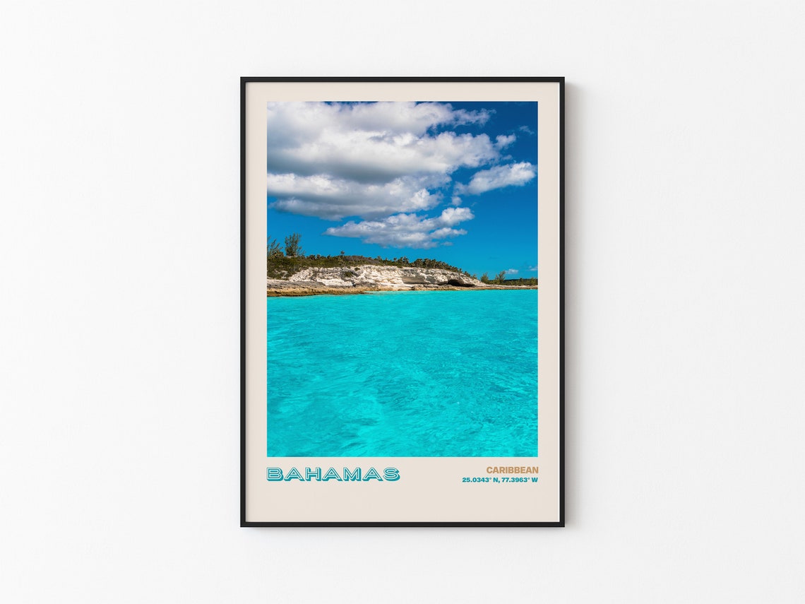 Bahamas Travel Poster Bahamas Print Bahamas Photo Print Bahamas Wall Decor Bahamas Travel Art Bahamas Bahamas Picture Bahamas 2 - Image 3