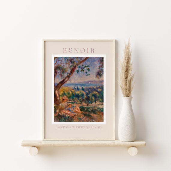 Renoir Poster August Renoir Print Renoir Wall Art Renoir Picture Renoir Monet Print Vintage Renoir Art Landscape With Figures