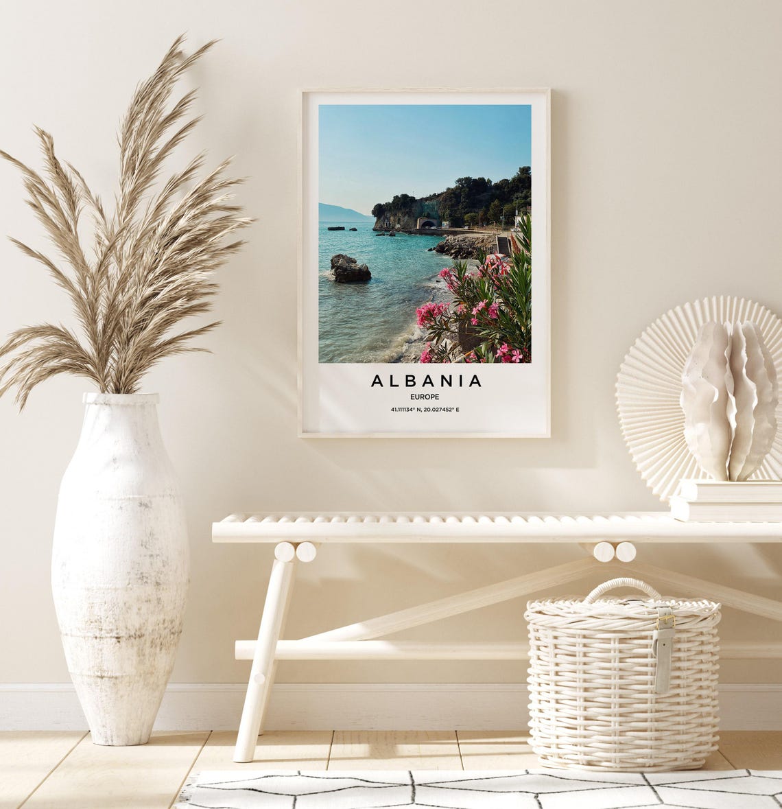 Albania Art Albania Print Albania Poster Albania Art Albania Photo Albania Map Albania Painting Albania Travel - Image 3