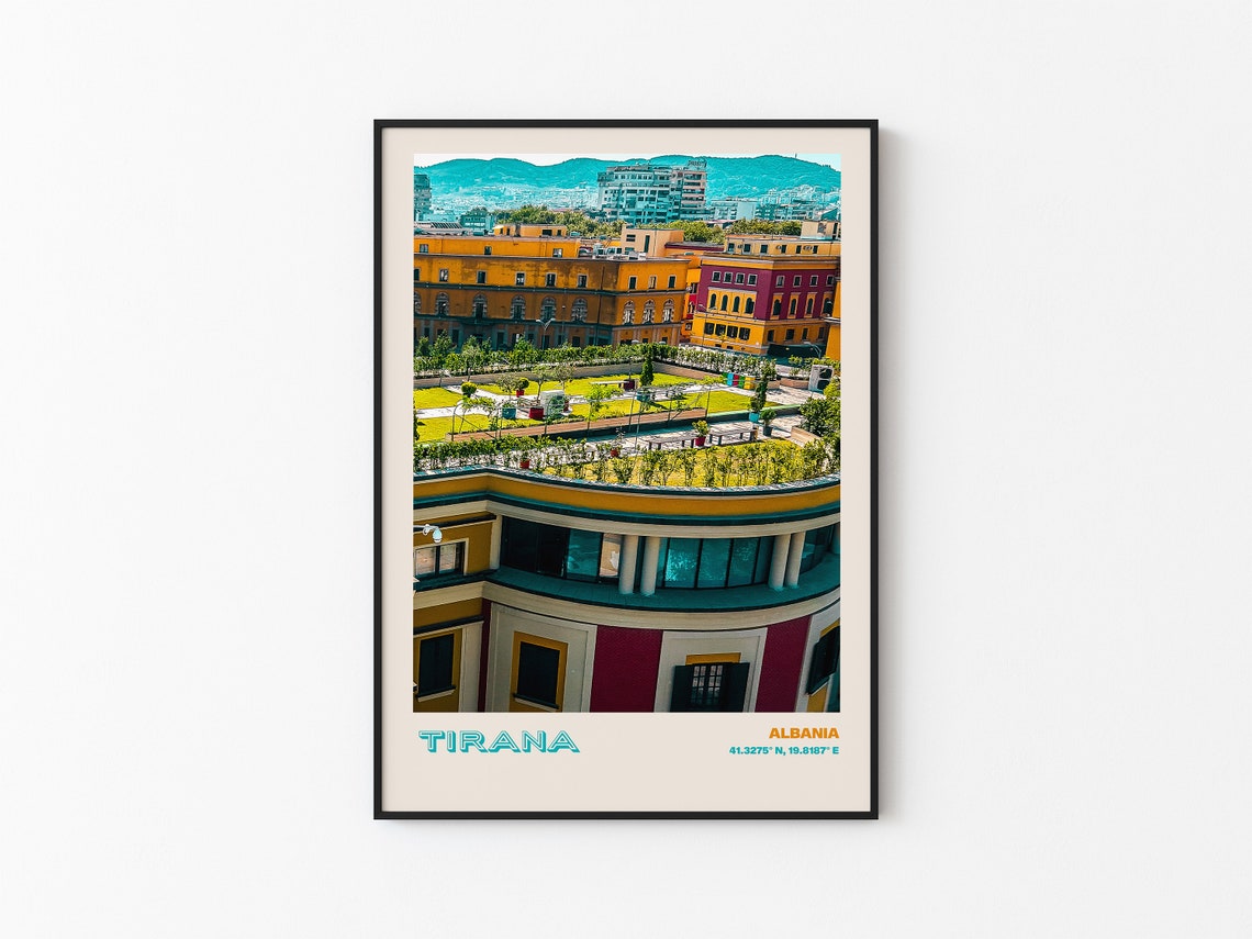 Tirana Travel Poster Tirana Print Tirana Photo Print Tirana Wall Decor Tirana Travel Art Tirana Tirana Picture Tirana 1 - Image 3