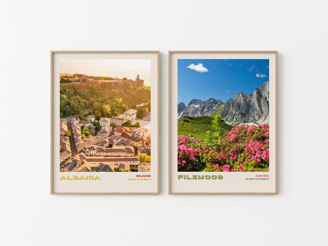 Albania Travel Poster Albania Print Albania Photo Print Albania Wall Decor Albania Travel Art Albania Albania Picture Albania 12 - Image 2