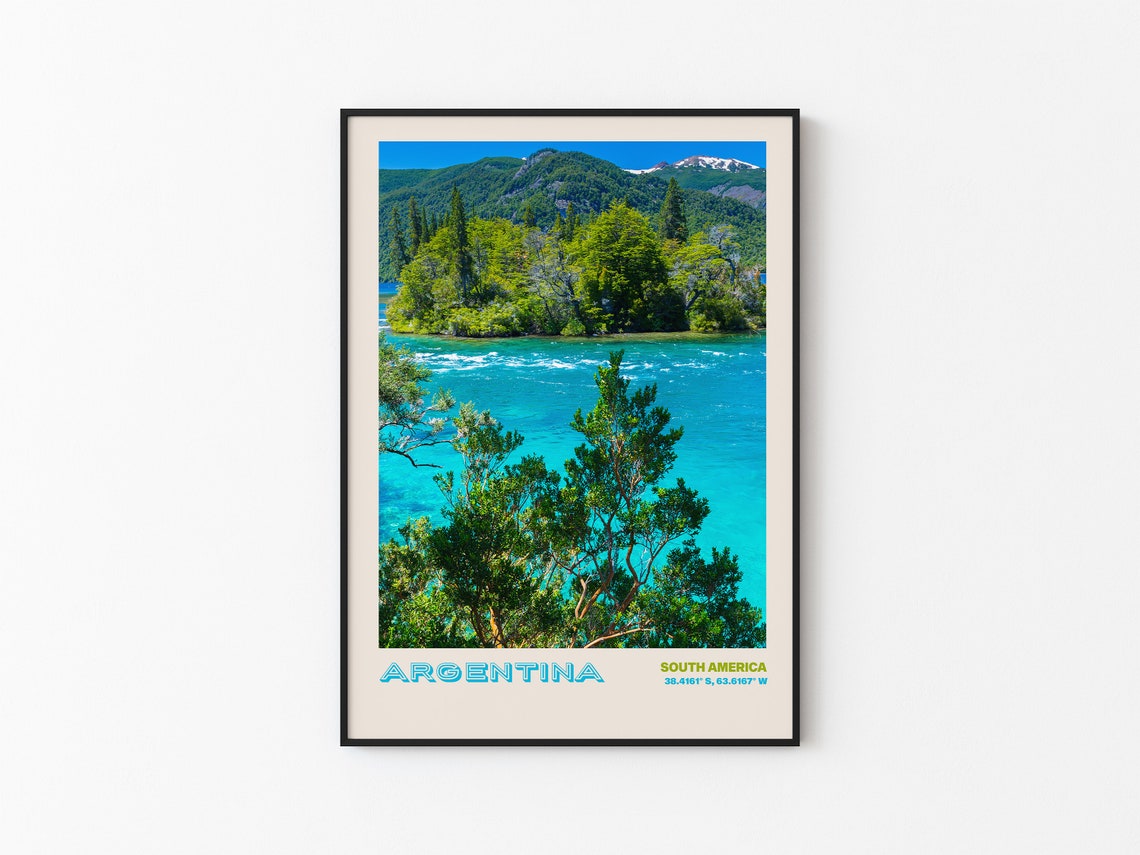 Argentina Travel Poster Argentina Print Argentina Photo Print Argentina Wall Decor Argentina Travel Art Argentina Picture Argentina 8 - Image 3