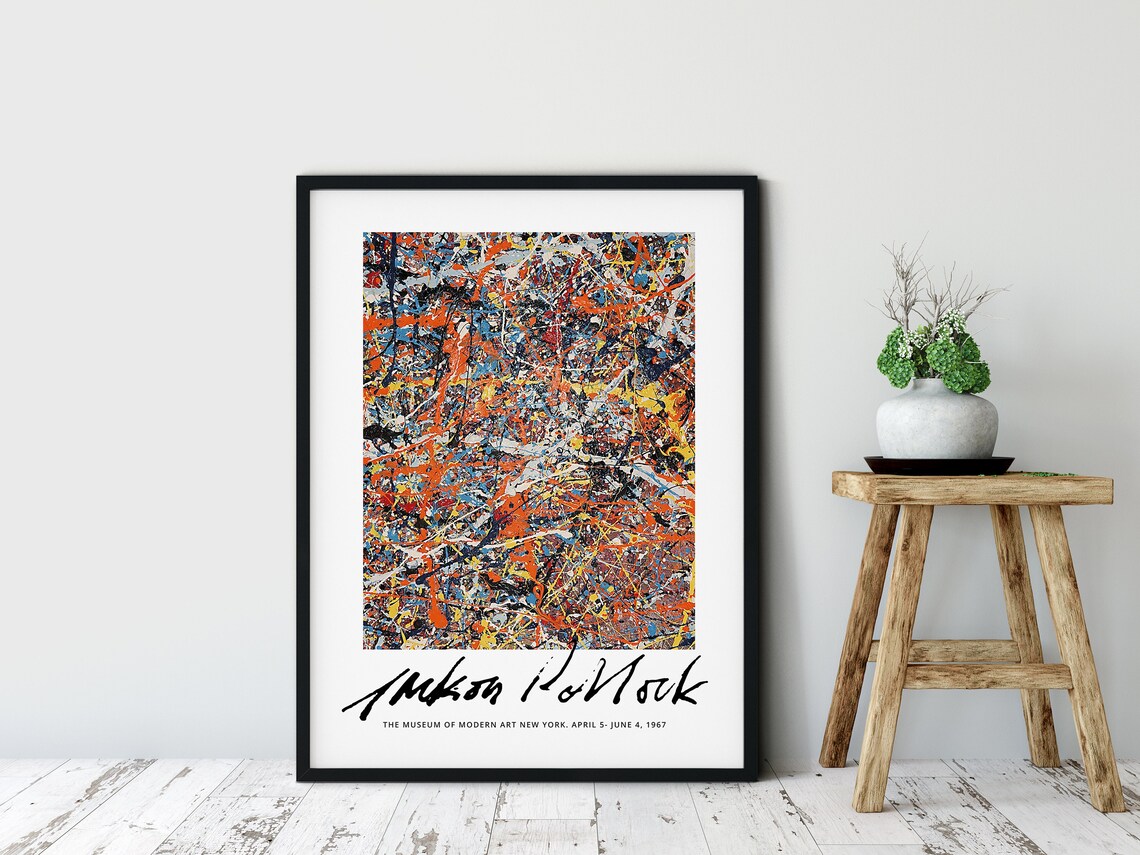 Jackson Pollock - Abstract Expressionism Print