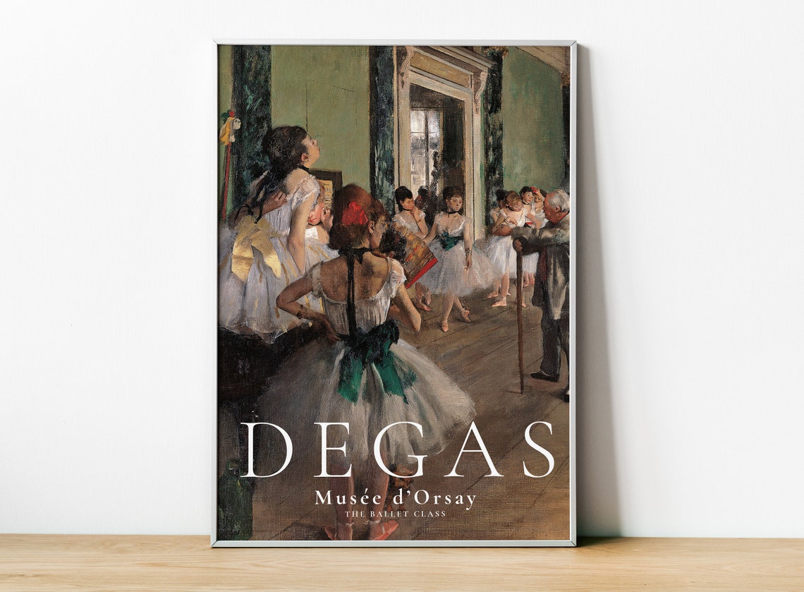 Edgar Degas, The Ballet Class Art Print