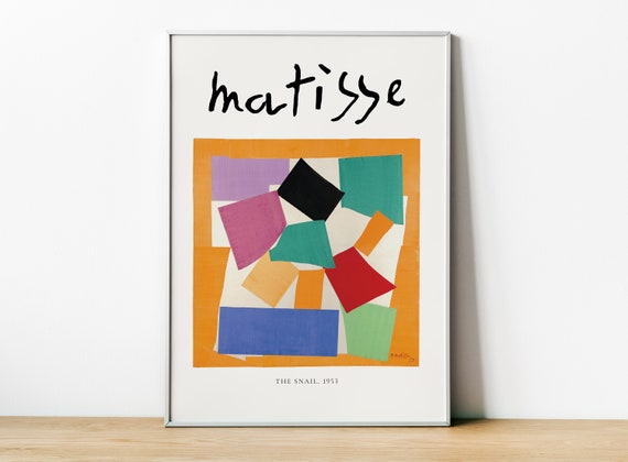 Matisse The Snail 1950, Mid-Century Art Print