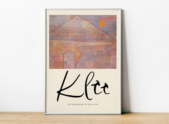 Paul Klee, Ad Parnassum 1932 Exhibition Poster