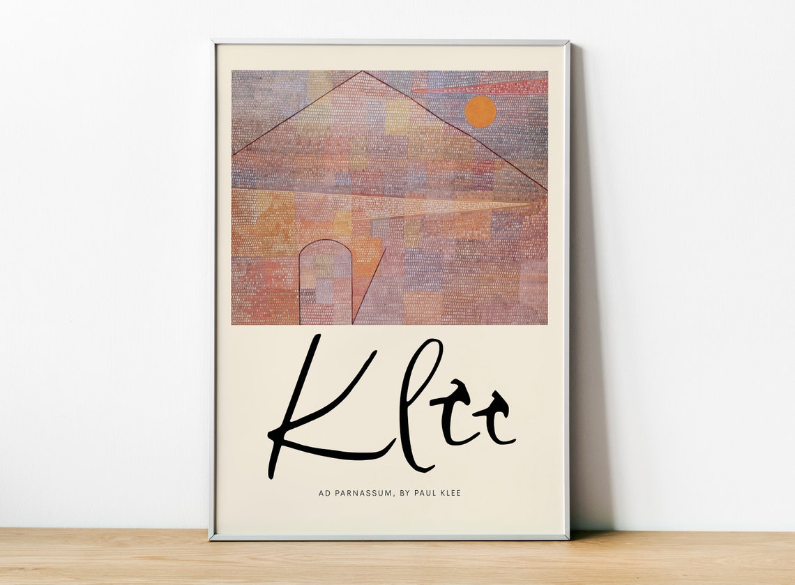 Paul Klee, Ad Parnassum 1932 Exhibition Poster