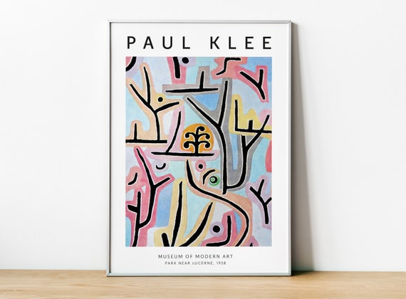 Paul Klee Exhibition Poster, Park Near Lucerne