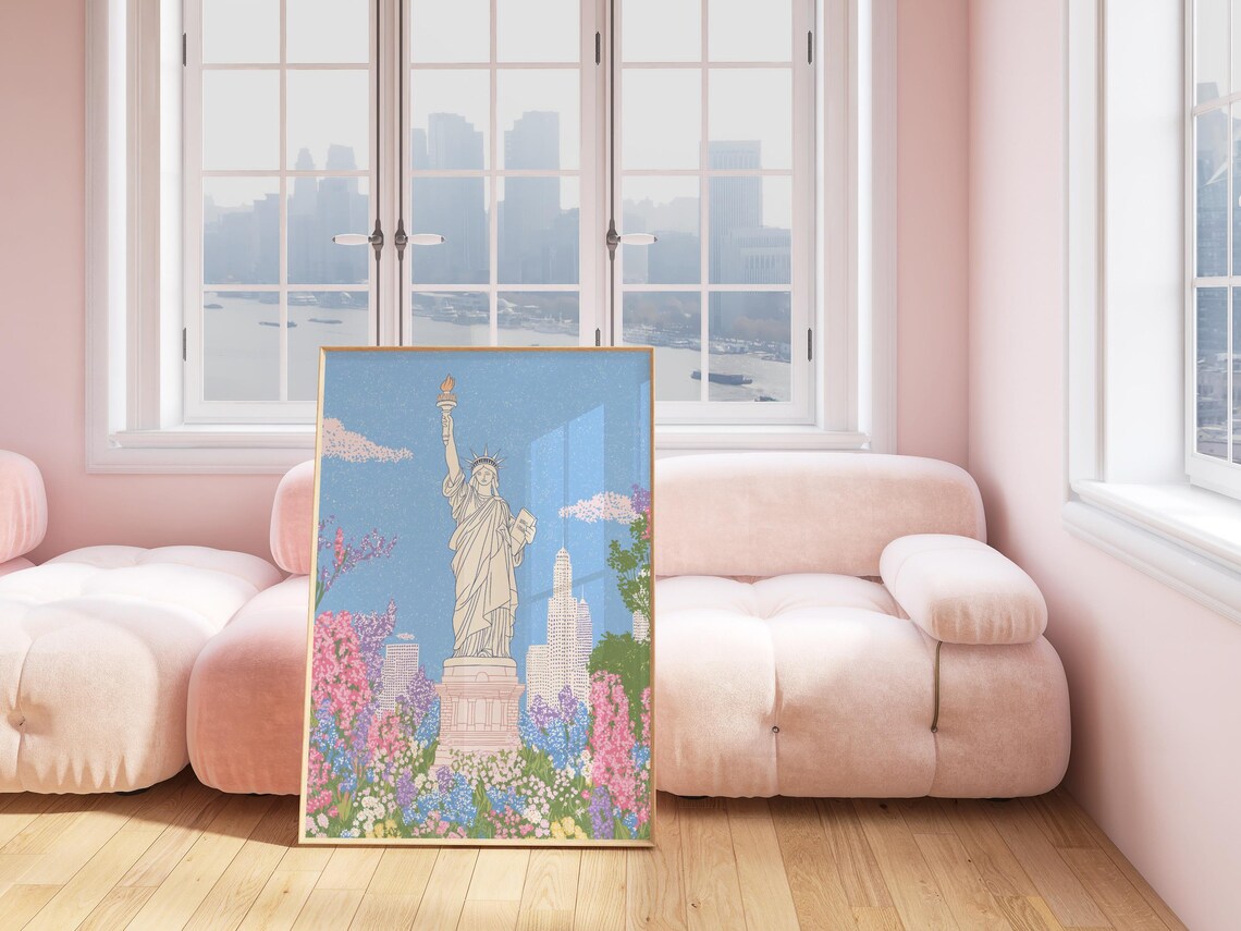 New York City Statue Of Liberty Art Print - Image 2