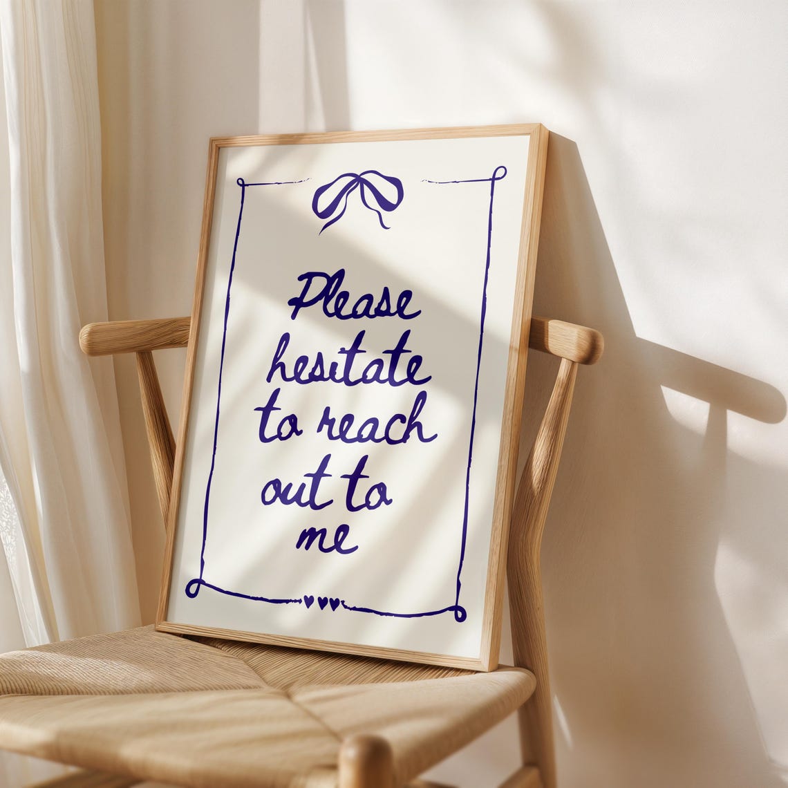 Please Hesitate To Reach Out Funny Coquette Quote - Image 2