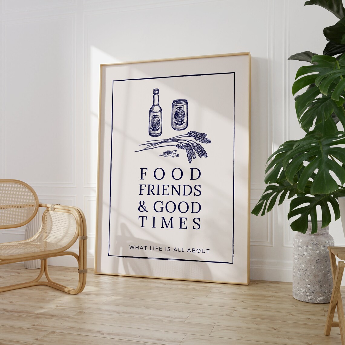 Vintage Good Times, Retro Quote Art Print - Image 2