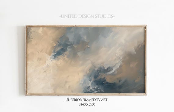 Frame Tv Art Frame Tv Abstract Abstract Art Neutral Colors Frame Tv Artwork Theframe Tv Frame Tv Art Tv