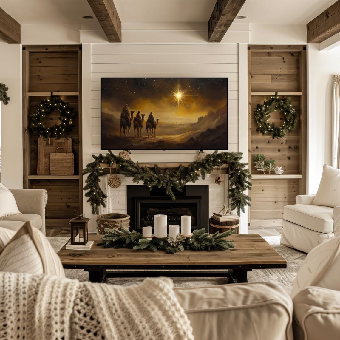 Christmas Nativity Art Print, Three Wise Men - Image 4