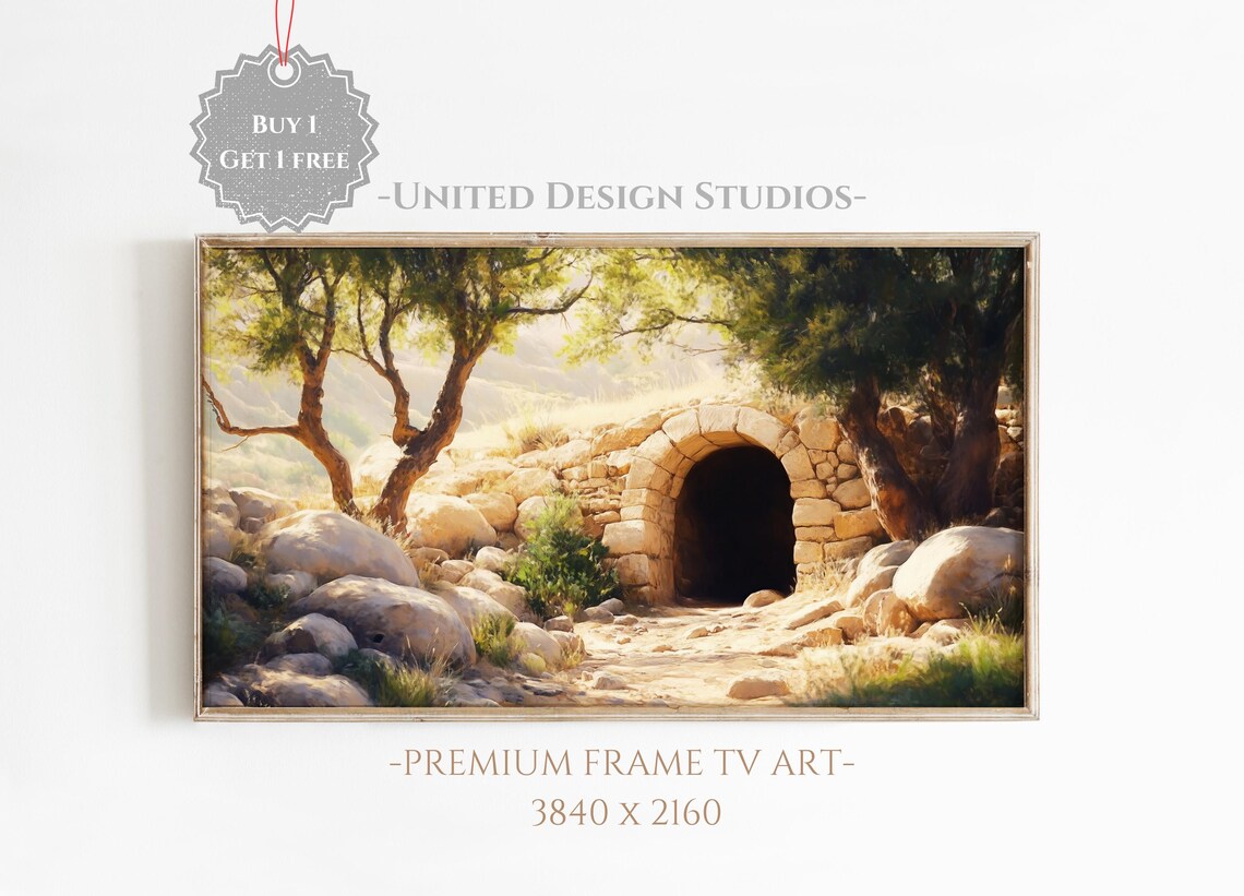 Jesus Christ Easter Oil Painting Art Print