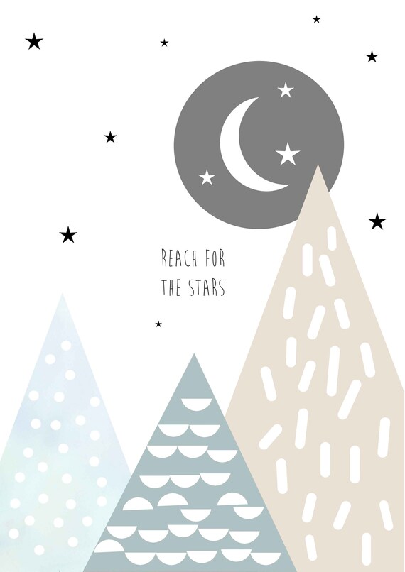 Posters Childrens Rooms Childrens Posters Childrens Room Deco Mountainsreach For The Stars
