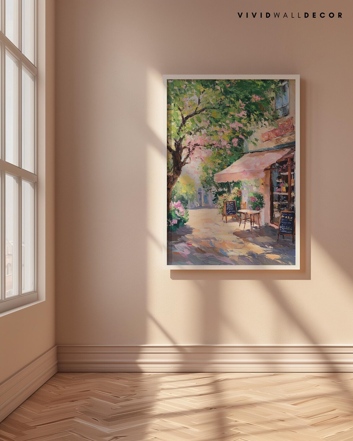 Impressionist Cafe Scene, Vintage Coffee Shop Poster - Image 4