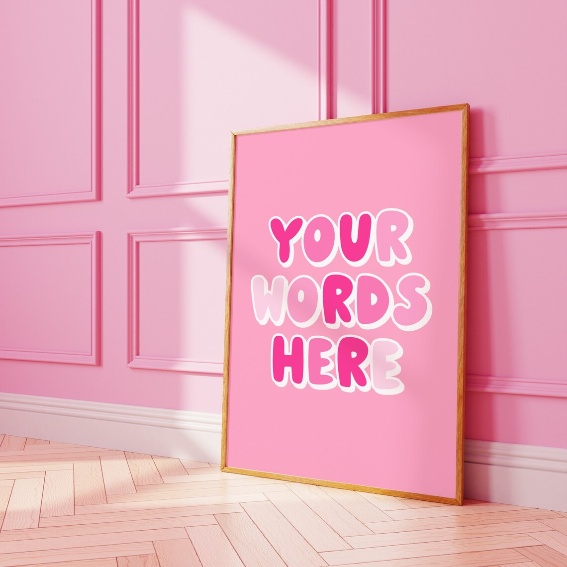 Custom Quote Typography Art Print, Personalised