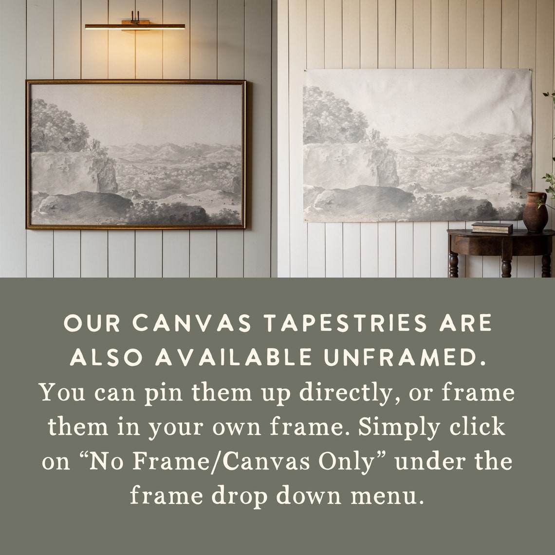 Extra Large Wall Art Tapestry Black And White Vintage Art Tapestry Wall Hanging Mountain Wall Art Wall Hanging 174 - Image 2