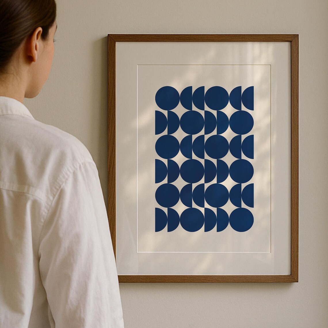 Geometric Circles, Midcentury Poster