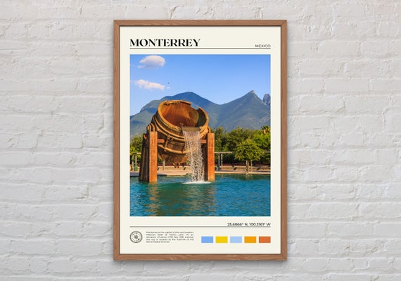 Real Photo Monterrey Print Monterrey Art Monterrey Poster Monterrey Photo Monterrey Poster Print Monterrey Wall Decor Mexico