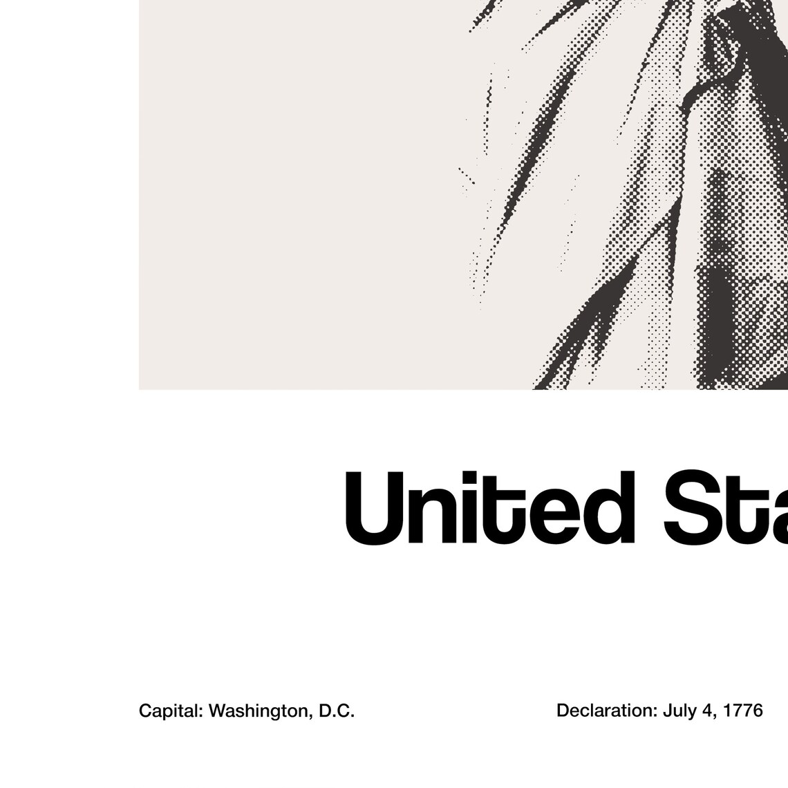 Statue of Liberty, New York Minimalist Art Print - Image 3