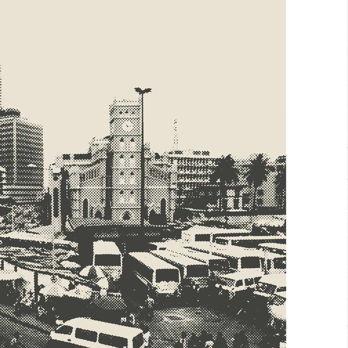 Lagos Cathedral Church, Nigeria Minimalist Travel Poster - Image 3