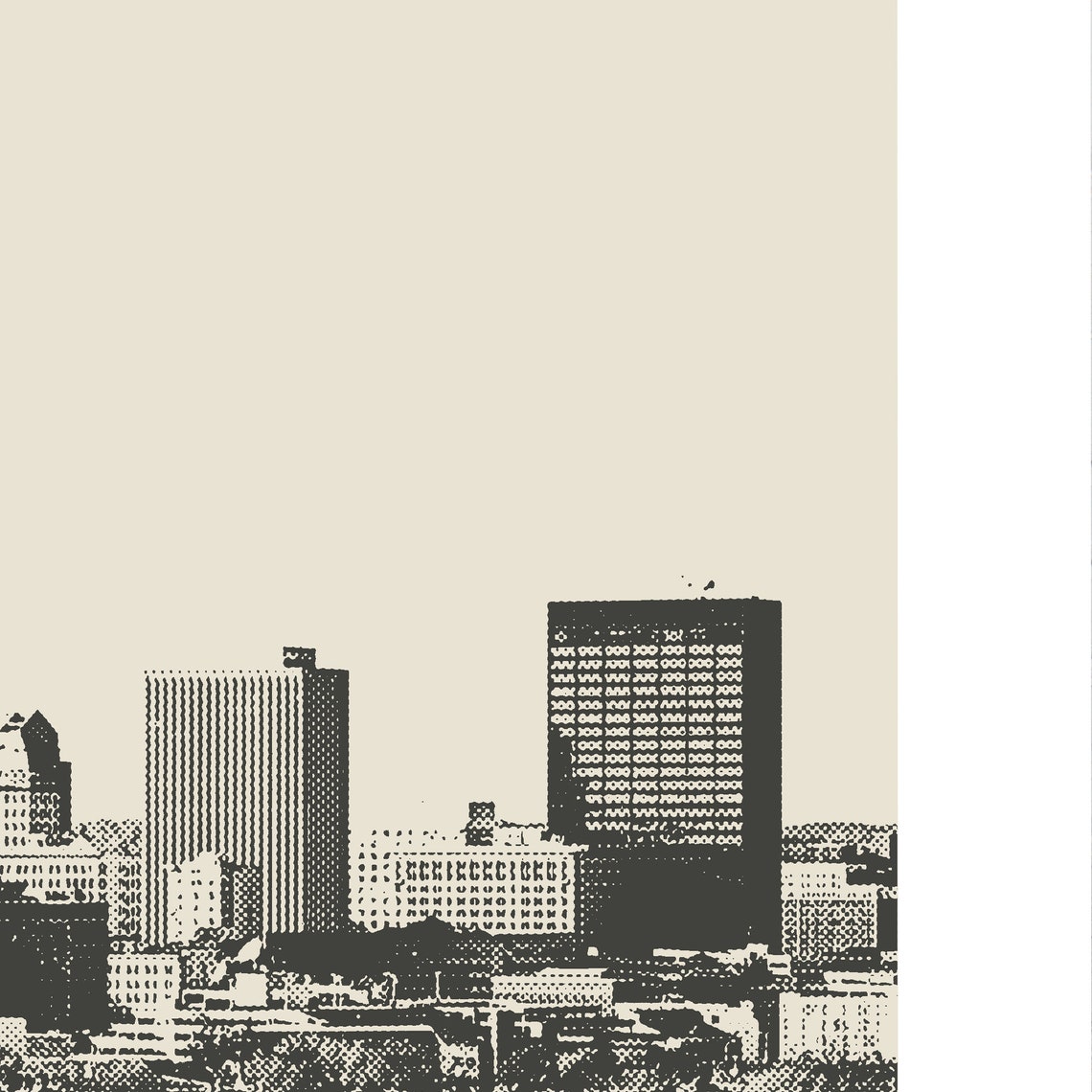 Dayton Ohio Skyline Poster, Minimalist City Print - Image 4