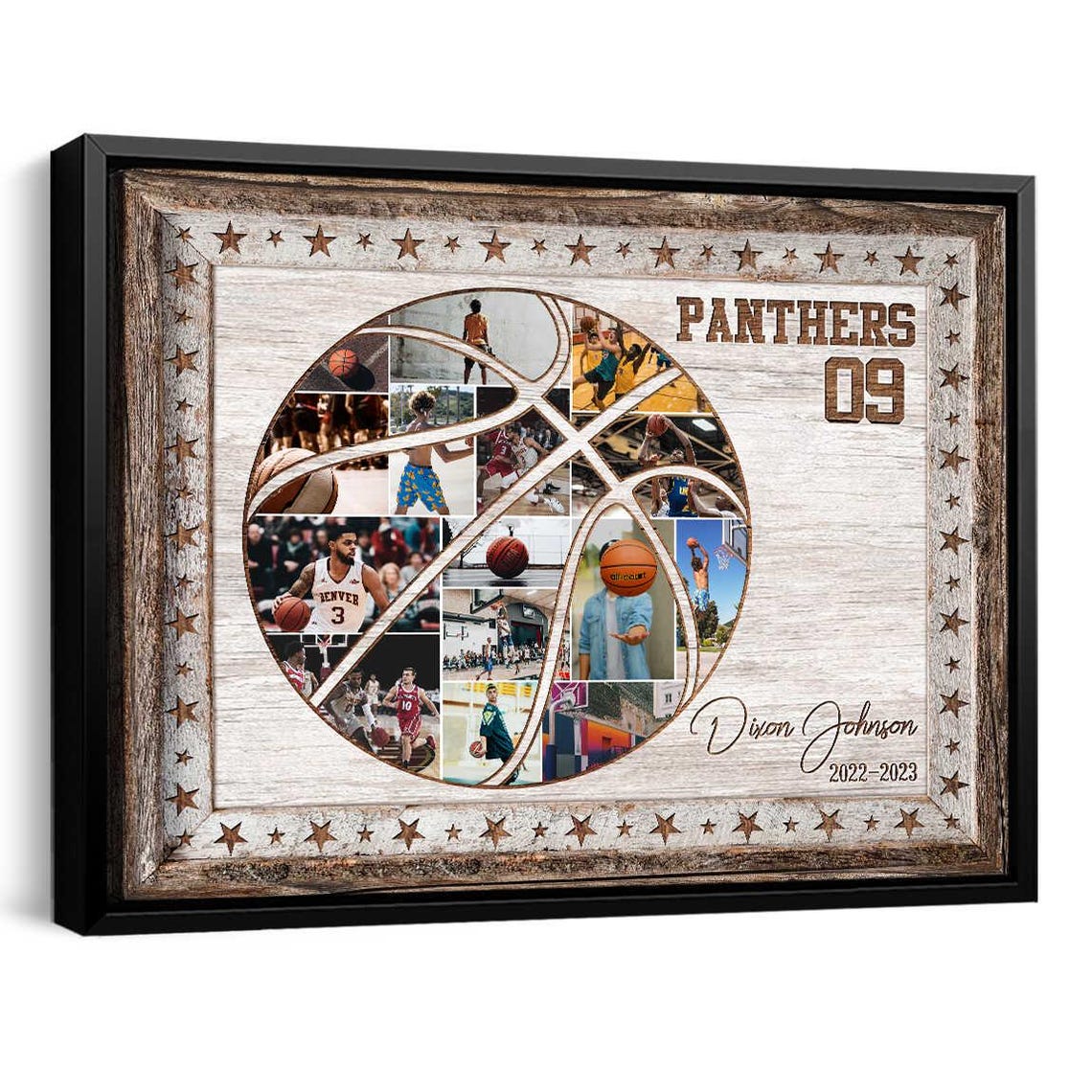 Personalized Basketball Scripture Motivational Wall Art For Kids Custom Gift For Basketball Player Basketballteam Wall Art - Image 4