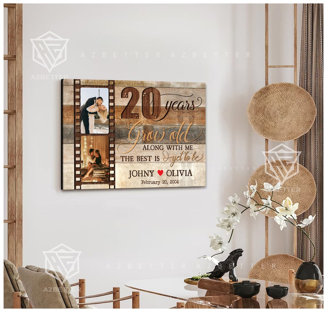 20 Years Grow Old Along With Me Anniversary Filmstrip Poster - Image 3