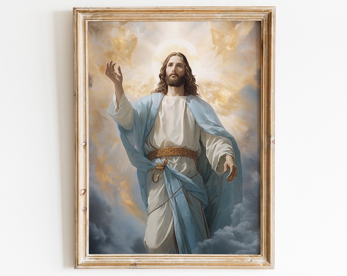 Jesus Christ Portrait, Inspirational Religious Art