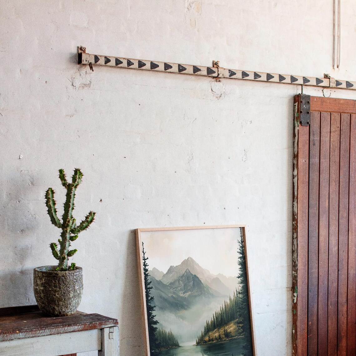 Misty Mountain Lake Art Print, Rustic Cabin Decor - Image 5