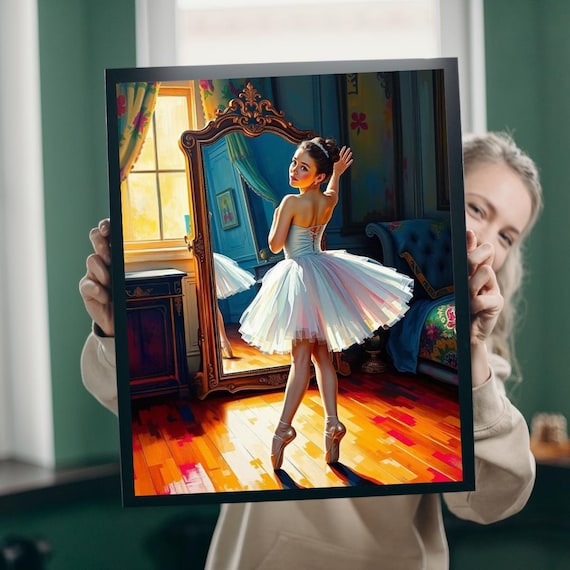 Ballet Reflection Jigsaw Puzzle Vintage Artwork For Art Lovers 1101014 Pieces