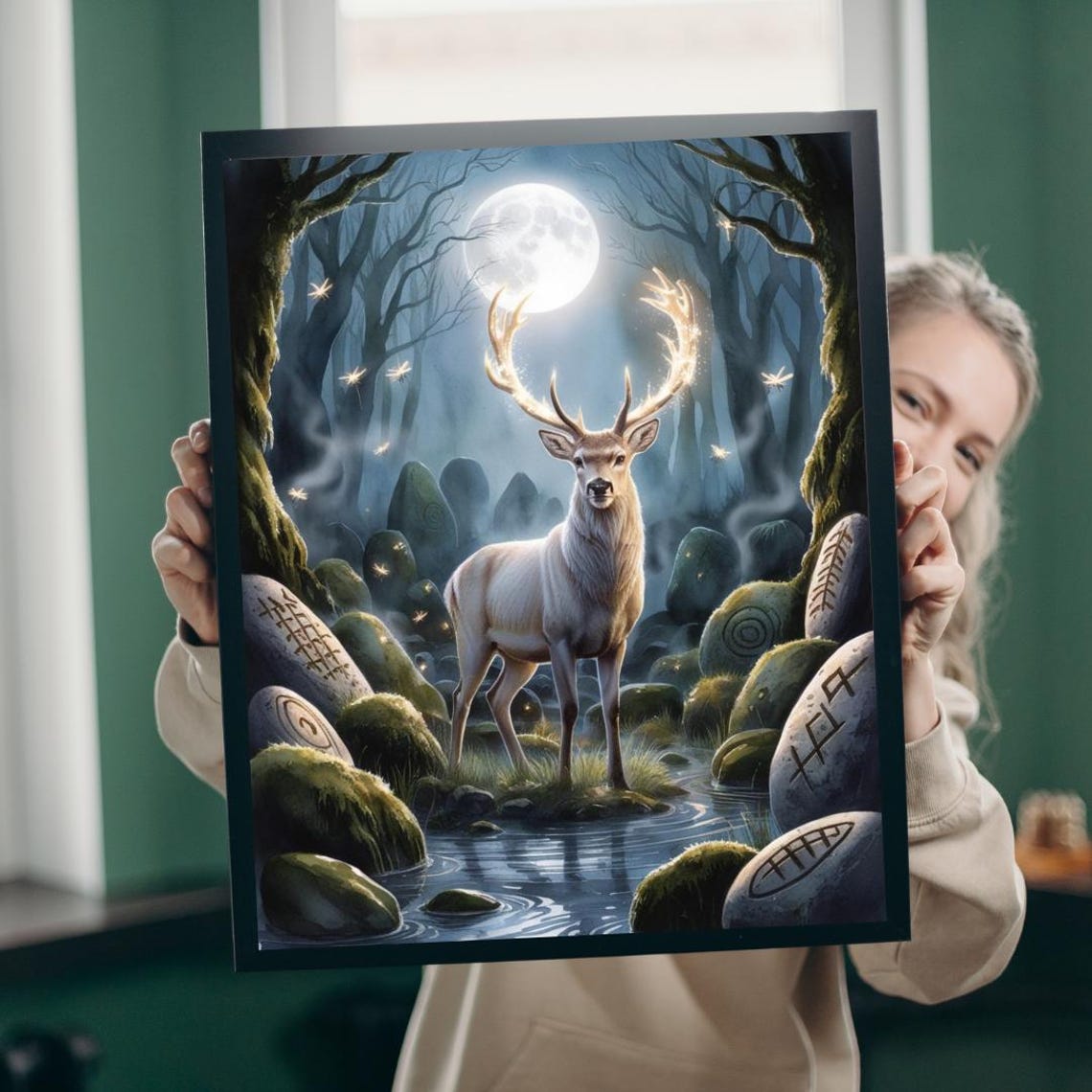 Majestic Stag Jigsaw Puzzle Whimsical Deer Mind Challenging