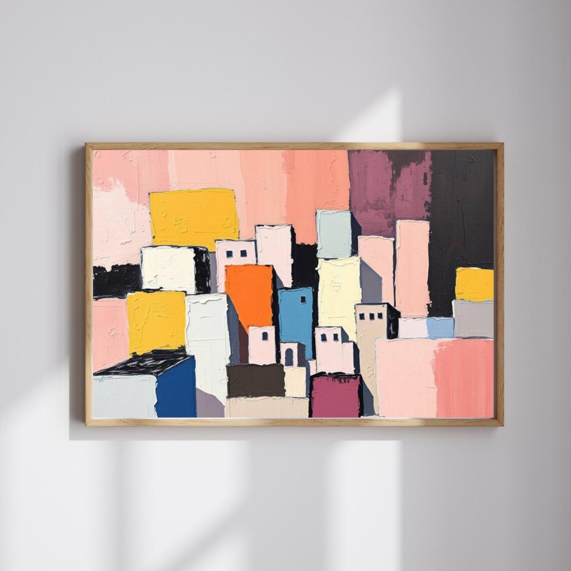 Abstract Cityscape Jigsaw Puzzle Artistic Home Entertainment
