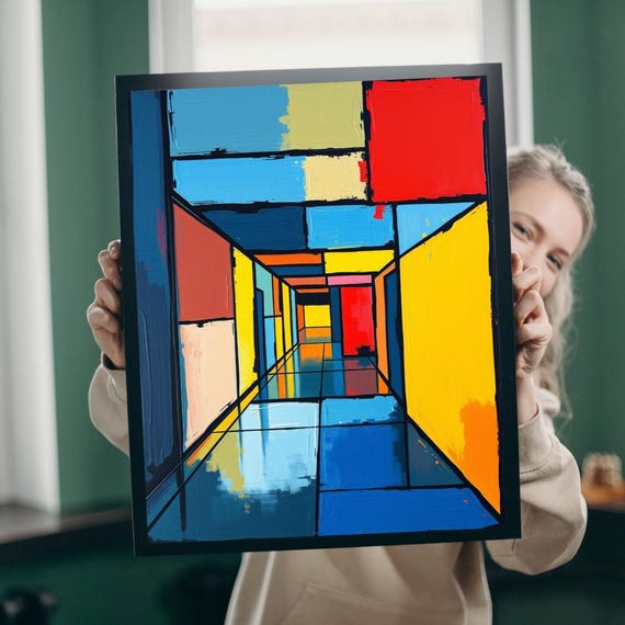 Colorful Abstract Art Puzzle Fun Family Brain Teaser 1101014 Pieces